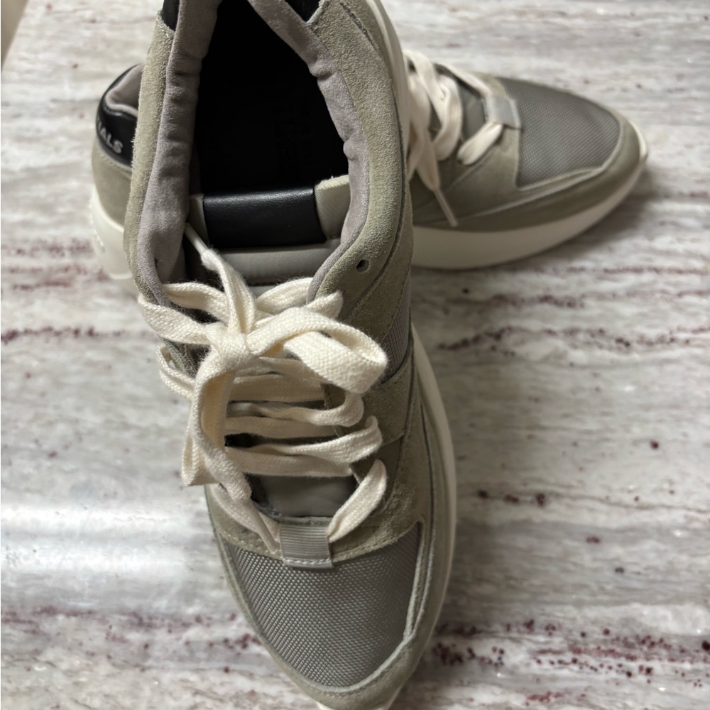 Essentials Men's Sneakers in Gray and Black